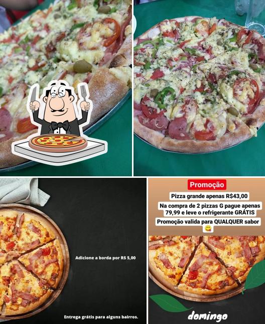 Peça diversos tipos de pizza