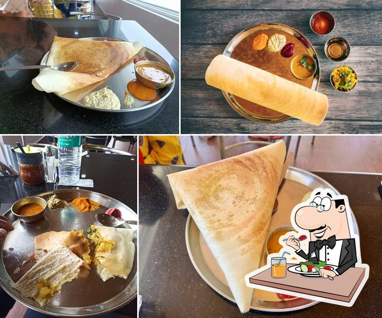 Masala dosa at Orange Roots, Pure Veg Restaurant