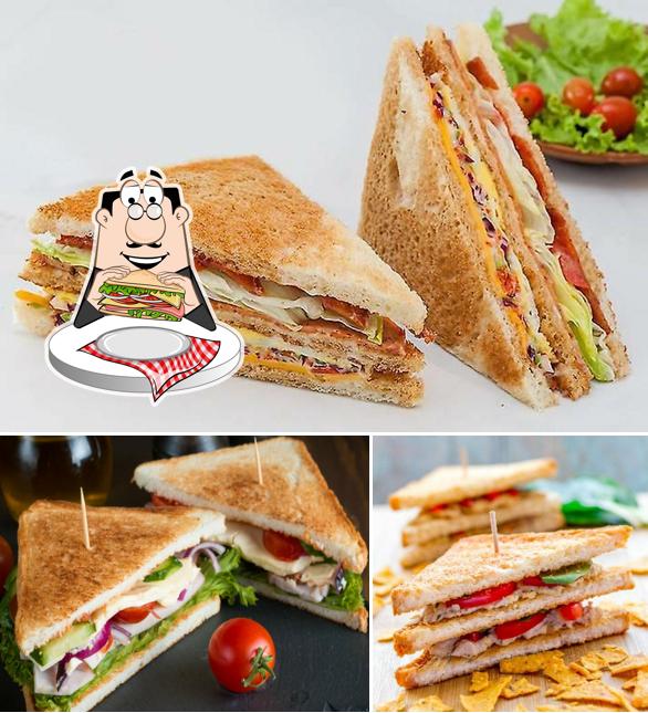 Club sandwich at Wow Burger & Sandwich More