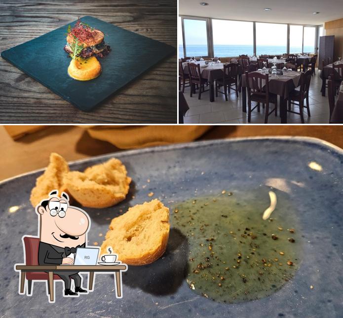 La immagine della interni e cibo di Ristorante La Terrazza