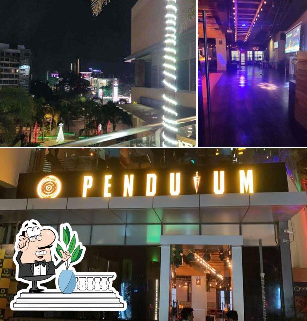 The exterior of Pendulum Lounge and Bar Bank