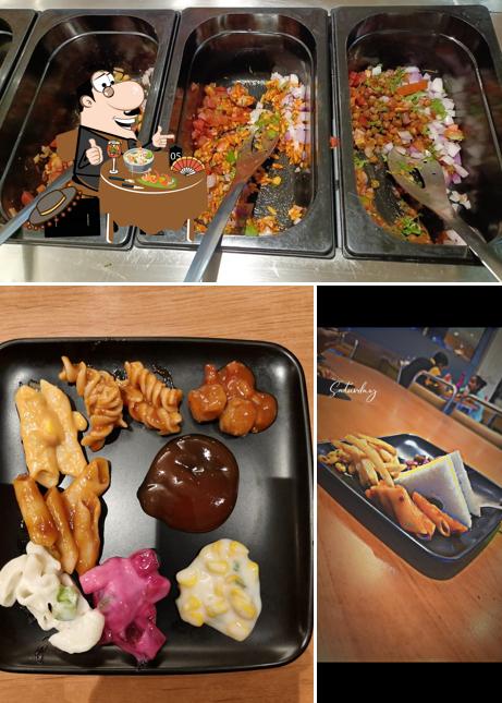 Food at Knock Out Unlimited Pizza