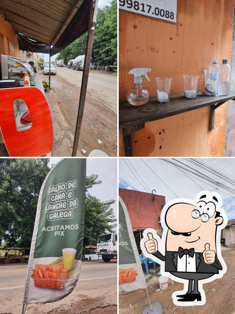 Look at this photo of Caldo de cana da galega