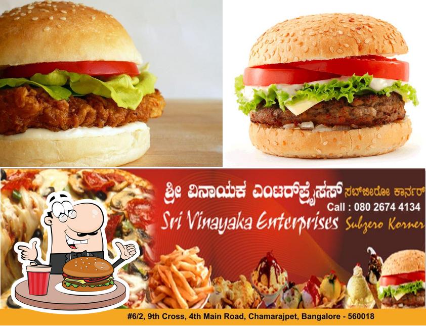 Get a burger at Subzero Korner