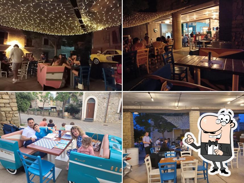 Gli interni di Claxon Burger