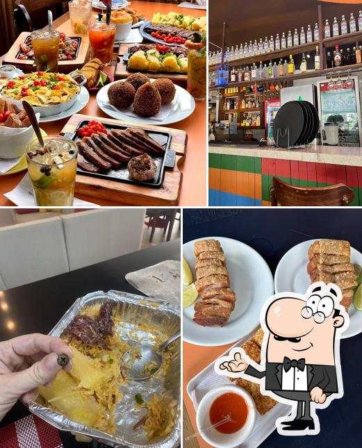 O interior do Macaxeira Perdizes Restaurante & Cachaçaria