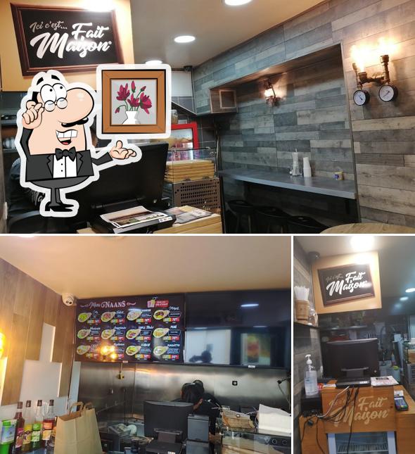 L'intérieur de Ici c'est fait maison