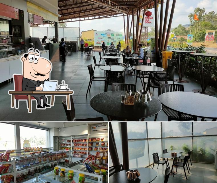 Take a seat at one of the tables at RitkoLand Food Park