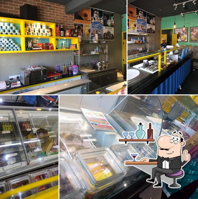 The interior of Limbu soda & ice cream