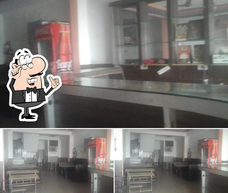 The interior of M.S Palace Restaurant