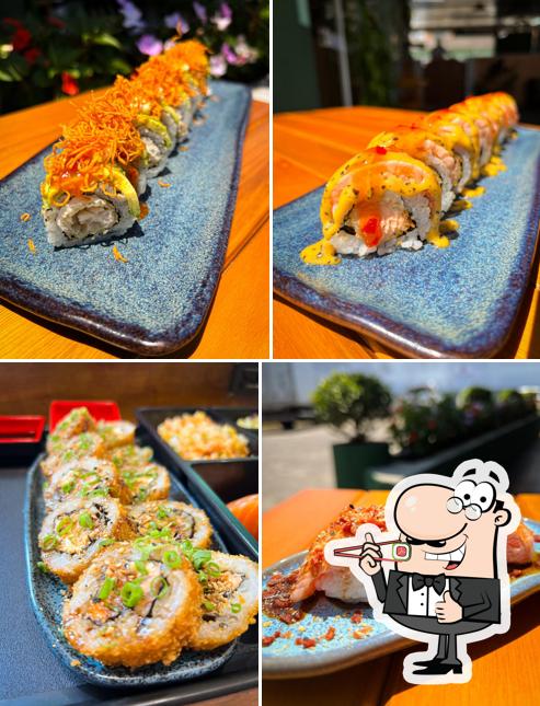 Peça diversas opções de sushi