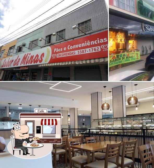 A Sabor de Minas Pães & Conveniência se destaca pelo exterior e interior
