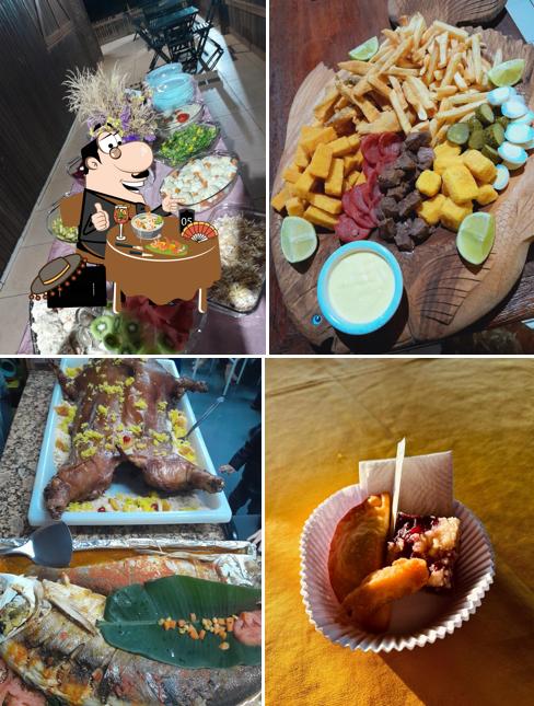 Platos en Churrascaria e Restaurante Rural, Buffet e Pesque Pague Sítio do Peixe