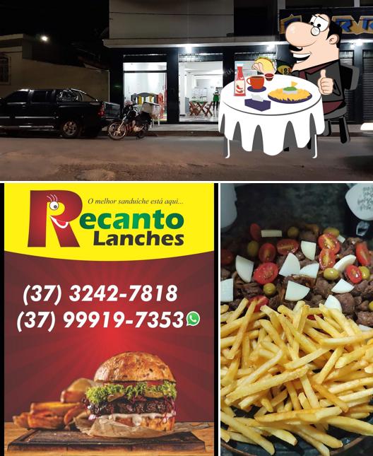 Prato de queijo em Recanto Hamburgueria