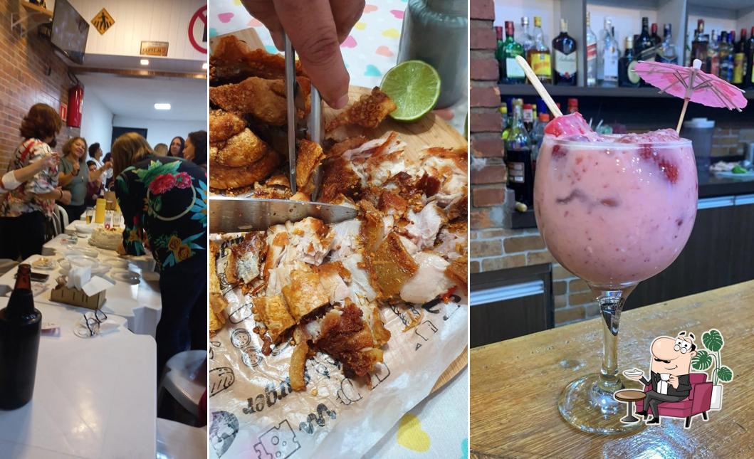 Sente em uma das mesas no Segunda Casa Barzin