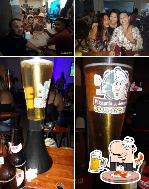 Bar e Pizzaria do Jessé fornece uma variedade de cervejas