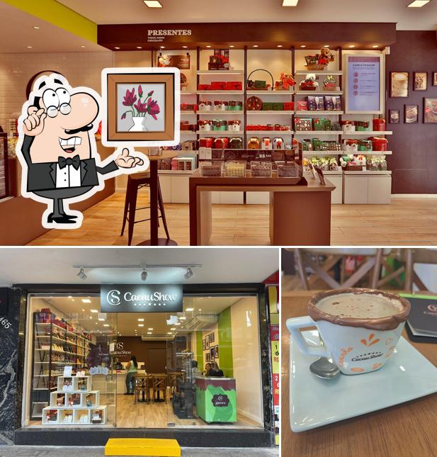 O interior do Cacau Show - Chocolates