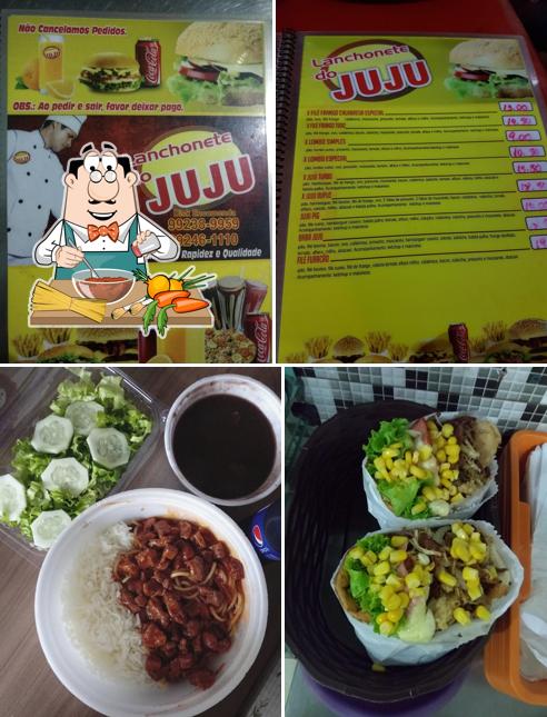 Esparguete à bolonhesa em Juju Lanches