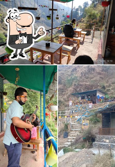 Enjoy the view at the outside area of Lockdown Cafe