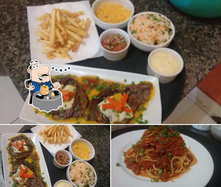 Comida em Sabor do Chefe Restaurante e Pizzaria