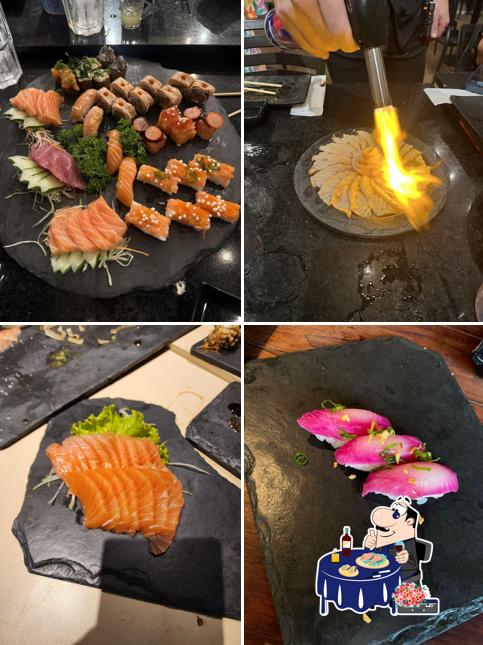 Sashimi em Temakeria - Barra