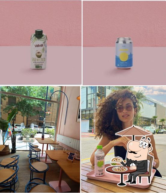 La esterno e bevanda del ristorante