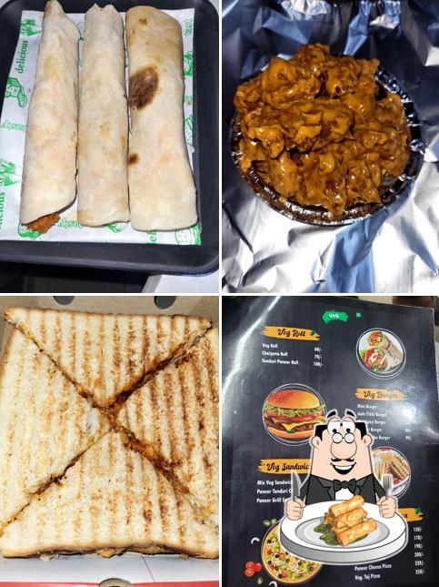 Spring rolls at Halal food Point