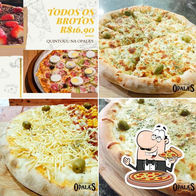 Consiga pizza no Pizzaria OpalaS