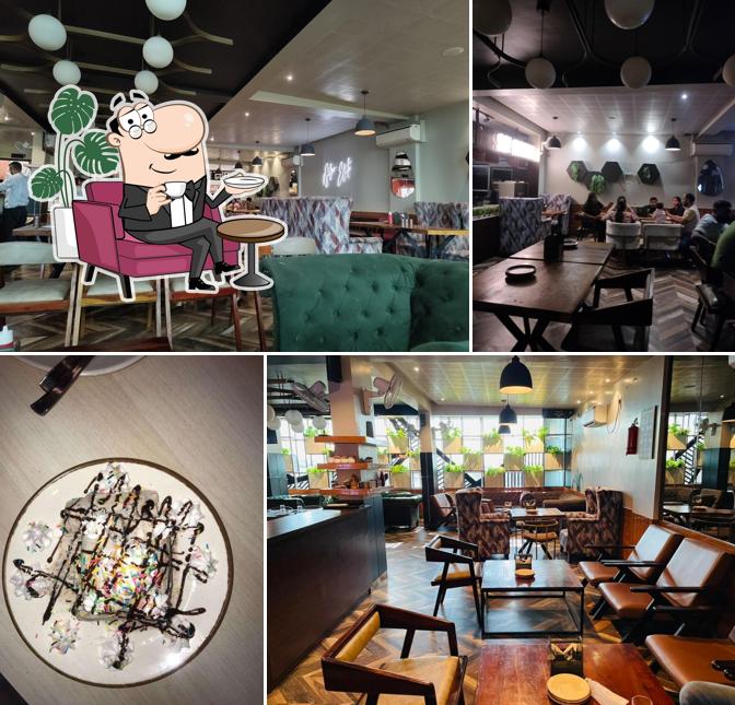 The interior of Silver Elite - Cafe & Restaurant in Balotra