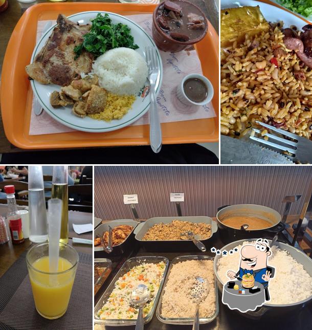 Costeletas de porco em Restaurante Recanto da Eva