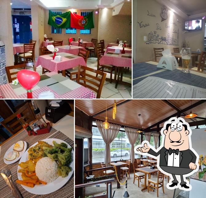 O interior do Boca e Sabor