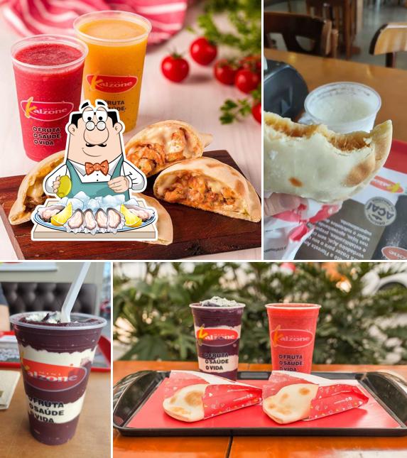 Ostras em Mini Kalzone Praia Comprida