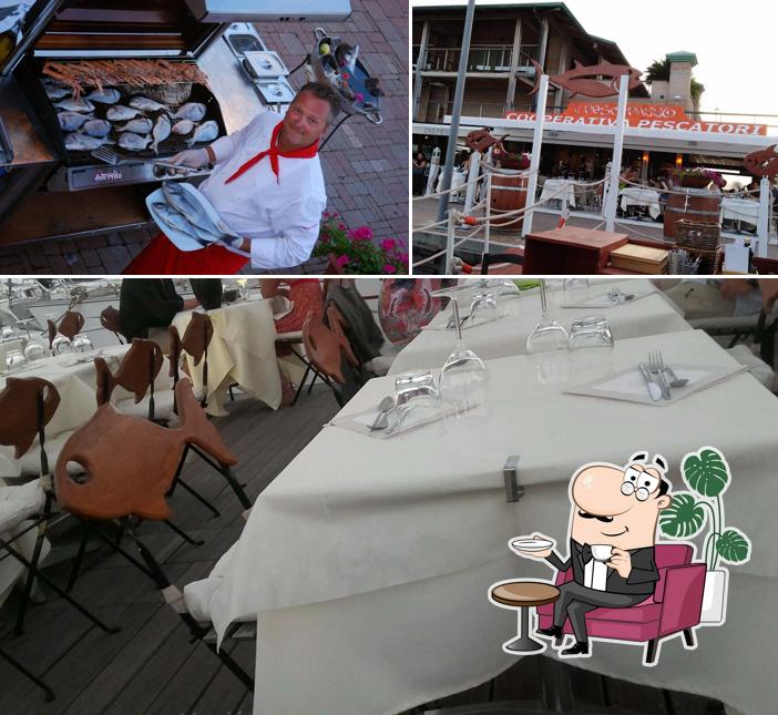 Gli interni di Il Pesce Pazzo