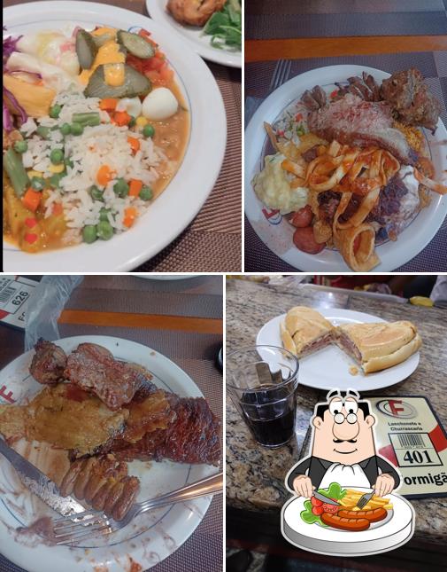 Platos en Churrascaria Formigão