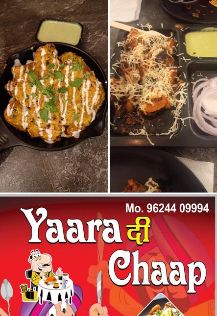 Food at Yaara di chaap