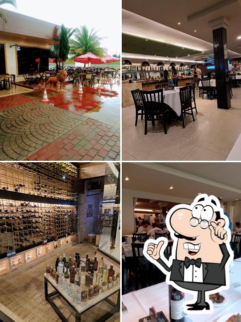 O interior do Churrascaria Nativas Grill Brasília Esplanada