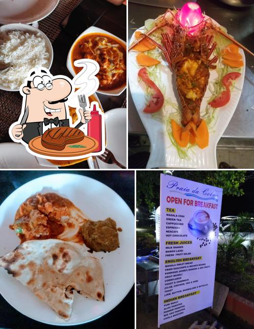 Order meat meals at Praia Da Colva kitchen & Bar Multicuisine