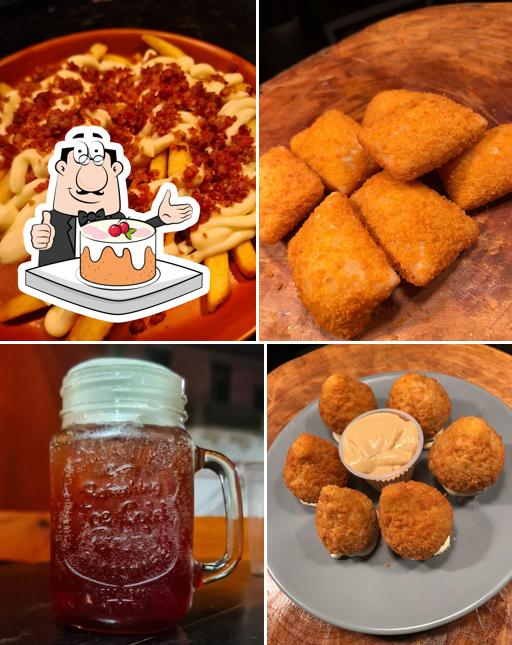 Bolos de cenoura em Texas Hamburgueria