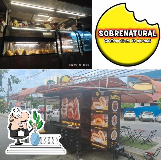 Você pode espairecer no exterior Sanduíche Sobrenatural