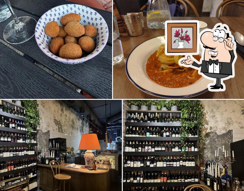 Vérifiez l’image indiquant la intérieur et nourriture concernant Pane E Vino