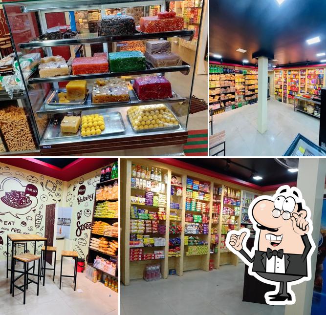 The interior of C H HALWA STALL