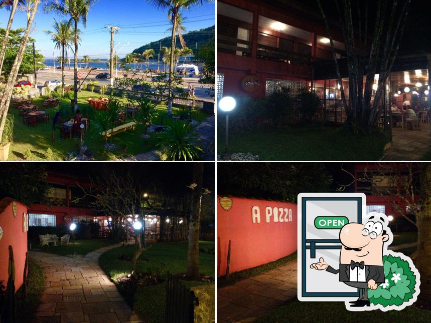 Veja imagens do exterior do A Pizza Itanhaém