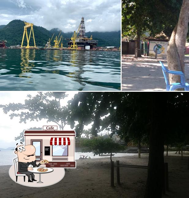 Você pode espairecer no exterior Quiosque Do Bruno