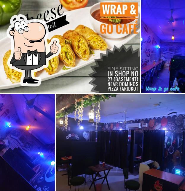 Look at the pic of WRAP & GO CAFE