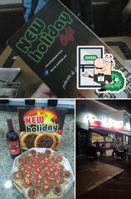 O exterior do New Holiday Pizzaria Itaquera