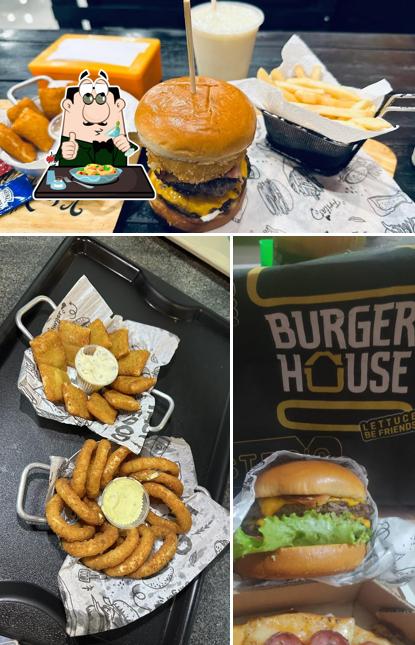 Comida em Burger House Shell