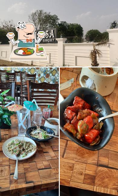 Check out the image depicting food and exterior at JALSA RESORT BANQUET & RESTAURANT