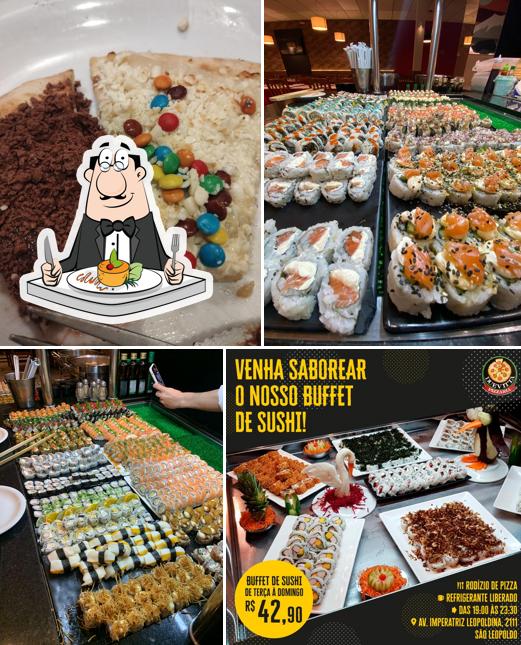 Platos en Restaurante Pizzaria e Sushi Duevitta