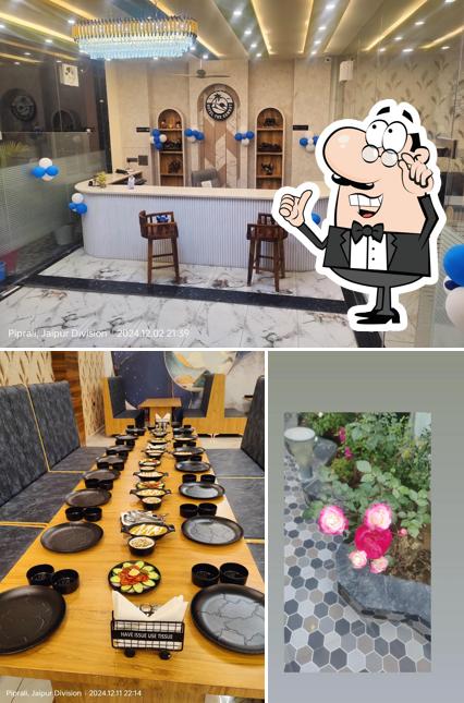 The image of interior and food at HOTEL THE SAMRAT & ROOFTOP FAMILY RESTAURANT