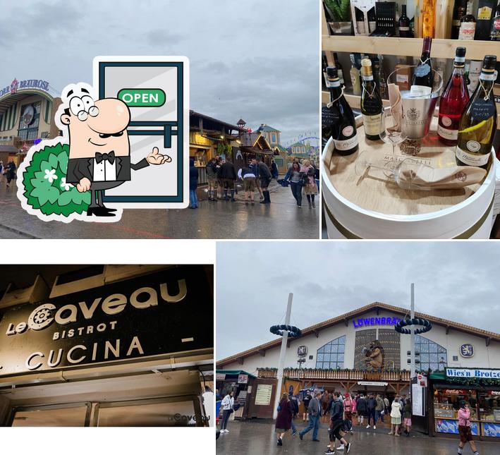 Gli esterni di Le Caveau